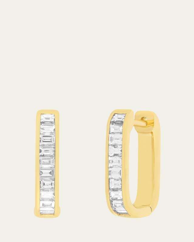 Diamond Baguette Jumbo Lola Earrings